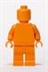 Orange Lego Monochrome minifigure